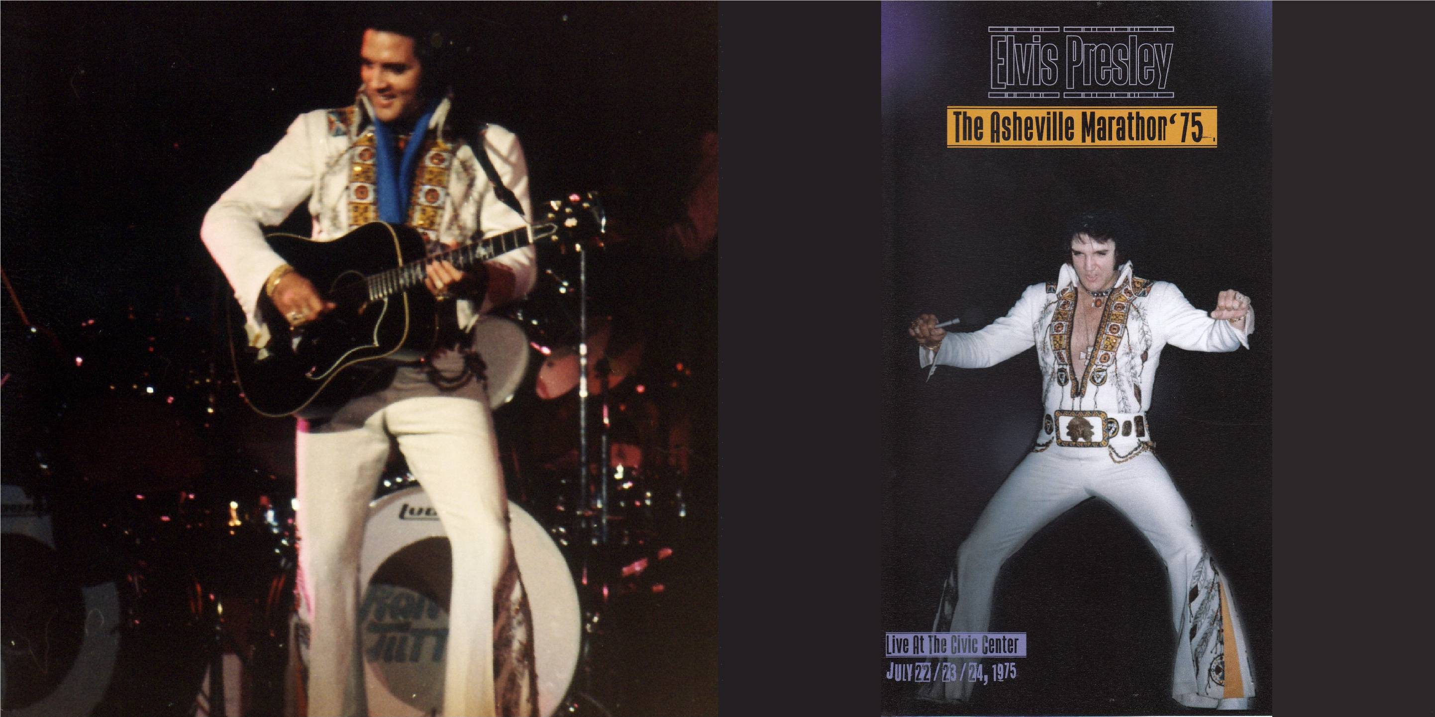 Elvis Presley The Asheville Marathon 75 : Front Back